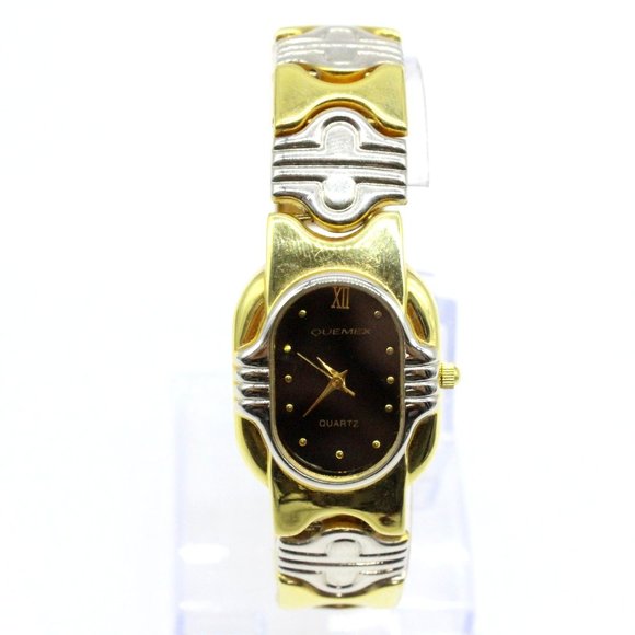 Quemex Accessories Vintage Quemex Watch Womens Luxury Dual Tone
